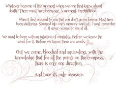 Quote from Rosencrantz Guildenstern are Dead More