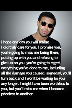 best quote ever more one day drakequotes inspiration life drake quotes ...