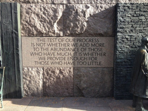 Inspirational Quotes from the Franklin Delano Roosevelt Memorial in DC
