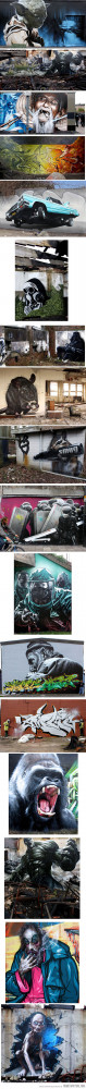 Funny photos funny creative graffiti realistic