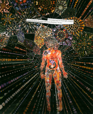 ... Brain Chemistry - Art by Fred Tomaselli at James Cohen Gallery