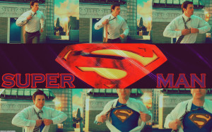 Smallville Finale Clark Kent as Superman Wallpaper by brighteyesgal