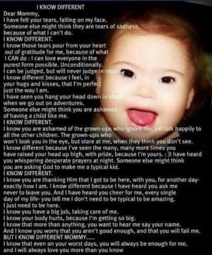 Down Syndrome Poems Babies with down syndrome,