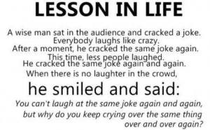 lesson best learned sooner than later.