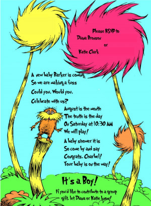 Dr Seuss Quotes The Lorax