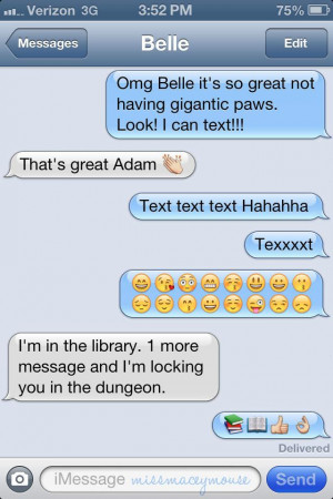 If Disney Princesses Text Their Princes (10 Pics)