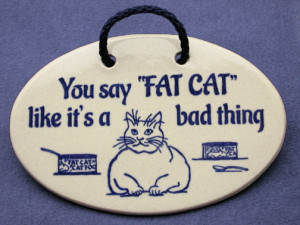 Cute Fat Cats Quotes You say fat cat like it's a