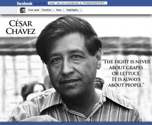 March 31, 2013 http://www.biography.com/people/cesar-chavez-9245781