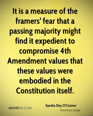 It is a measure of the framers' fear that a passing majority might ...