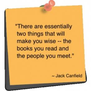 Speaking of Jack Canfield-I take a few minutes each day to read a bit ...
