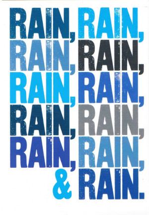 Forrest Gump Quote About Rain