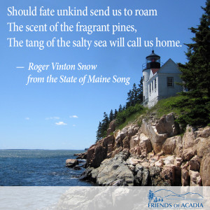 Friday Quote: Snow’s “State of Maine Song”