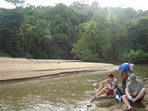 Tourists-relaxing-at-Corcovado-National-Park-DrakeBay-Wilderness ...
