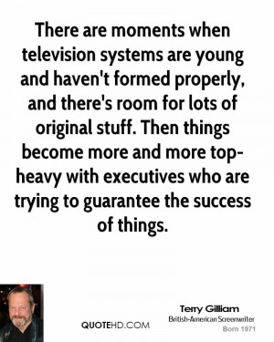... top-heavy with executives who are trying to guarantee the success of