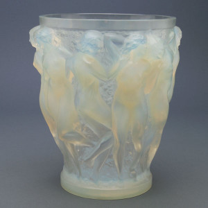 Antique Lalique Vase Bacchantes
