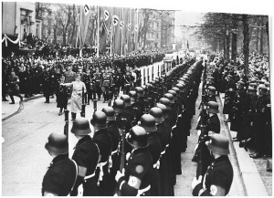 Before the war. Memory of the past. Hitler marches near the Kroll ...