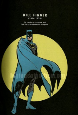 Bob Kane Batman Original Batman bill finger