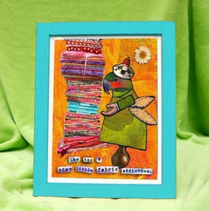 Quilters Studio Saying She Has a Tiny Little by allisonstrine, $25.00