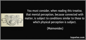 ... matter, is subject to conditions similar to those to which physical