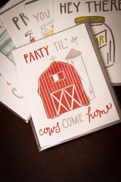 Southern sayings for all occasions! Letter press greeting cards from ...