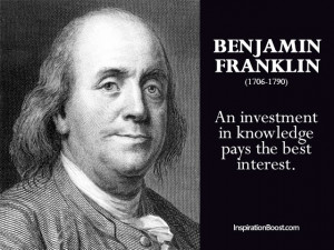 Benjamin-Franklin-Knowledge-Quotes