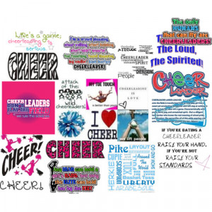 Cheer Shirts With Quotes Cheer sayings polyvore