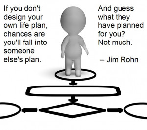 Jim Rohn Quote - If you don’t design your own life plan, chances are ...