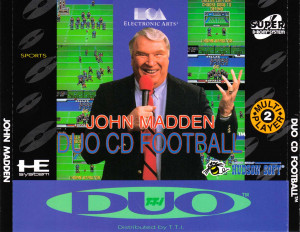 JOHN MADDEN DUO CD FOOTBALL