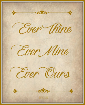 Ever Thine, Carrie Bradshaw Sex in the City Quote 8x10 Typography ...