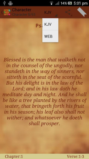 Blessed Is The Man That Walketh Not In The Counsel Of The Ungodly ...