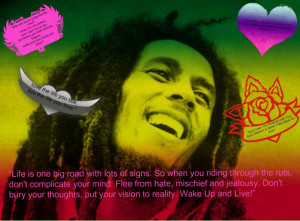 ... Sayings » Bob Marley Quotes About Long Life Together And Reggae Image