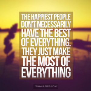 The Happiest People Are Grateful Wisdom Quote Picture