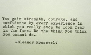 ELEANOR ROOSEVELT Inspirational Quote Famous by PoetryBoutique, $9.00