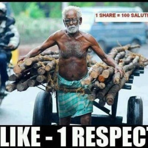 My utmost respect! >> He is 83 years old !! He chose dignity over ...