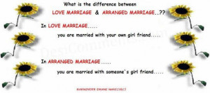 Love Marriage And Arrange Marriage