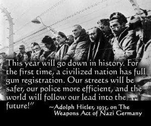 Image copied from Google Images - Hitler Gun Control