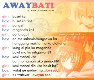 , pinoy quotes love being apart, inis ako sayo message, away quotes ...