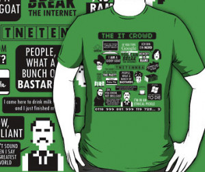 The IT Crowd Quotes t-shirt