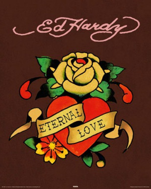Ed Hardy Heart Tattoos Eternal love by ed hardy mini