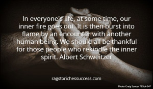 Sometimes our spirits are lifted by someone when we need it most and a ...