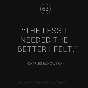 ... Bukowski Quotes About Love | Charles Bukowski quote #less | Quotes