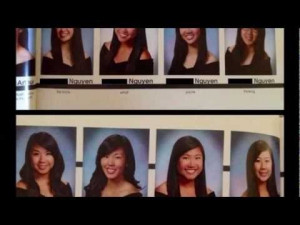 ... school seniors with same last name wrote a unique quote in yearbook