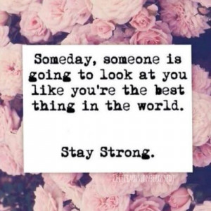 love this - stay strong!