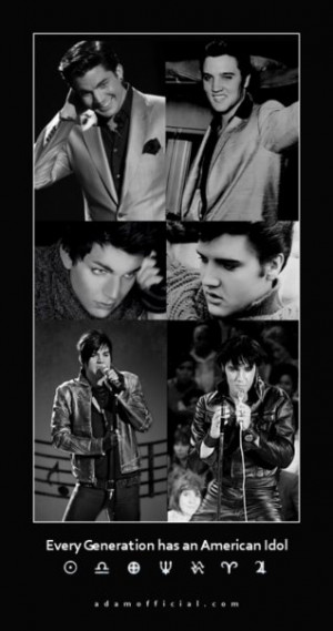 Adam Lambert and Elvis Presley