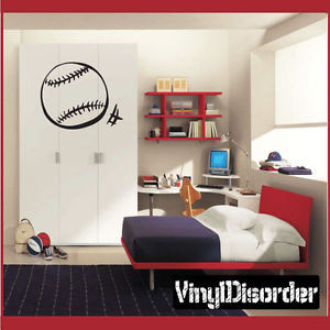 ... about baseball ball Sports Vinyl Wall Decal Sticker Quotes BASEBALLV