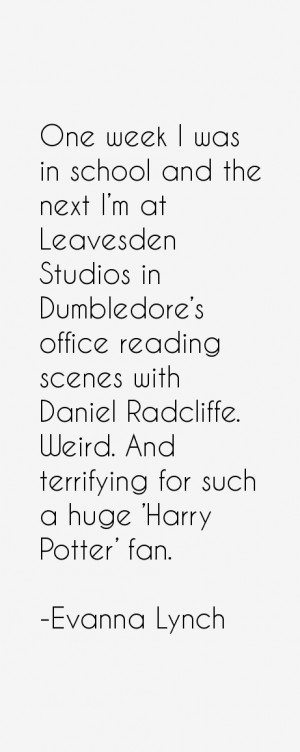 View All Evanna Lynch Quotes