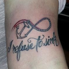 ... tattoo. domestic violence tattoo. anchor tattoo. infinity symbol