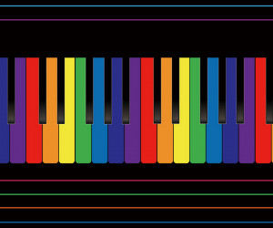 Music Piano Rainbow Wallpapers