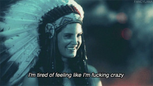 crazy, feeling, im, lana del rey, quote, tired