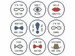 Ten Creative Cross-Stitch Projects to Celebrate Doctor Who at 50!